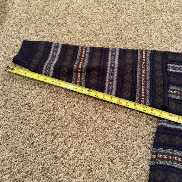 St. John’s Bay Cotton Acrylic Blend Grandpa Knit Y2K Retro Pattern Sweater Sz.XL - Picture 8 of 8